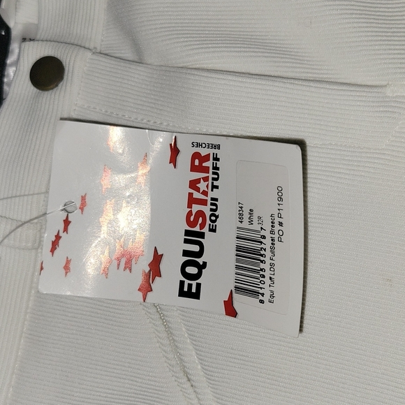 Equistar equi tuff white LDS full seat breech size 32R - Picture 4 of 7